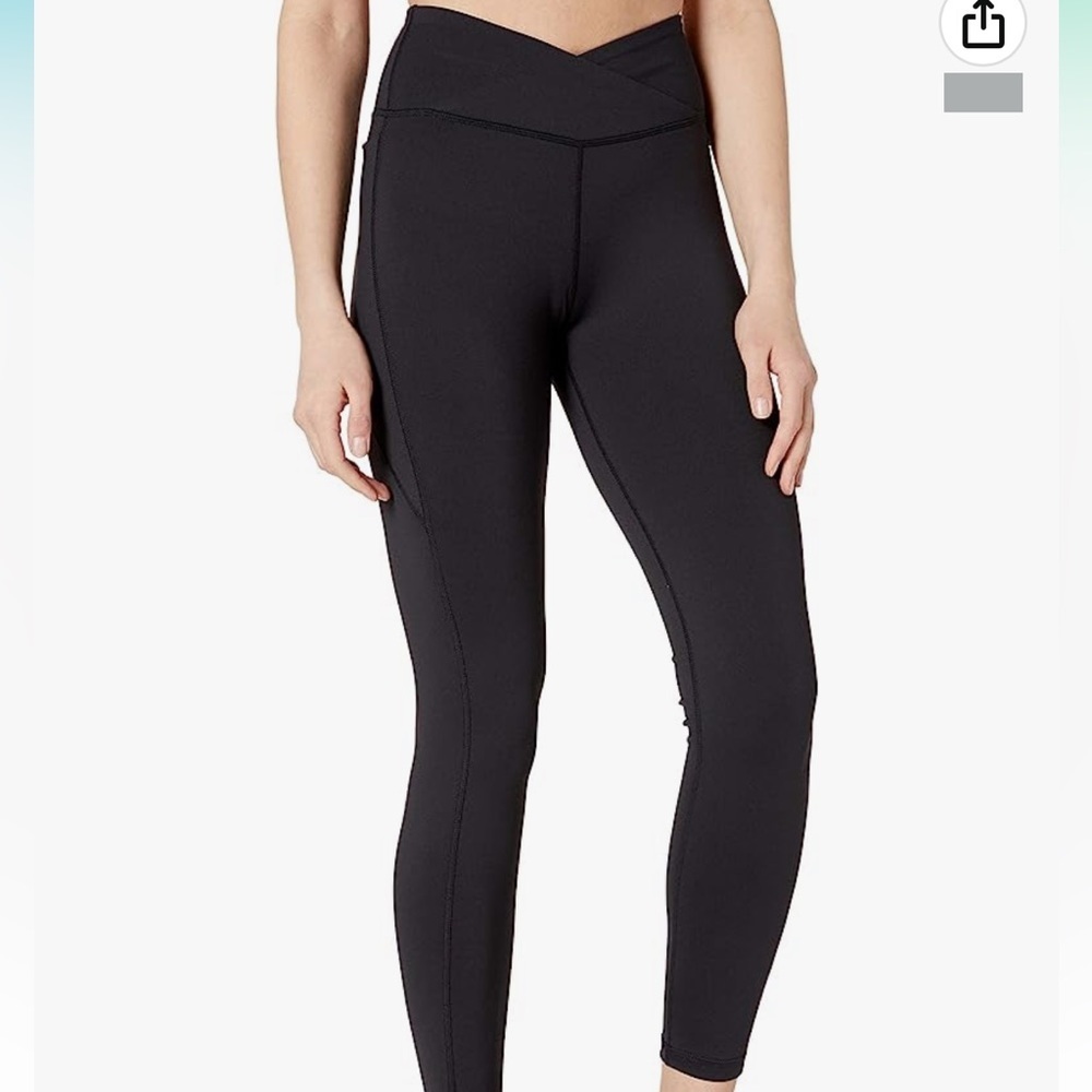 Core 10 Women's Cross Waist Legging with Pockets- 26"
